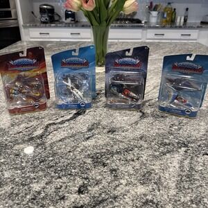 Skylanders Superchargers Burn-Cycle Jet Stream Sky Slicer Crypt Crusher 4 Total